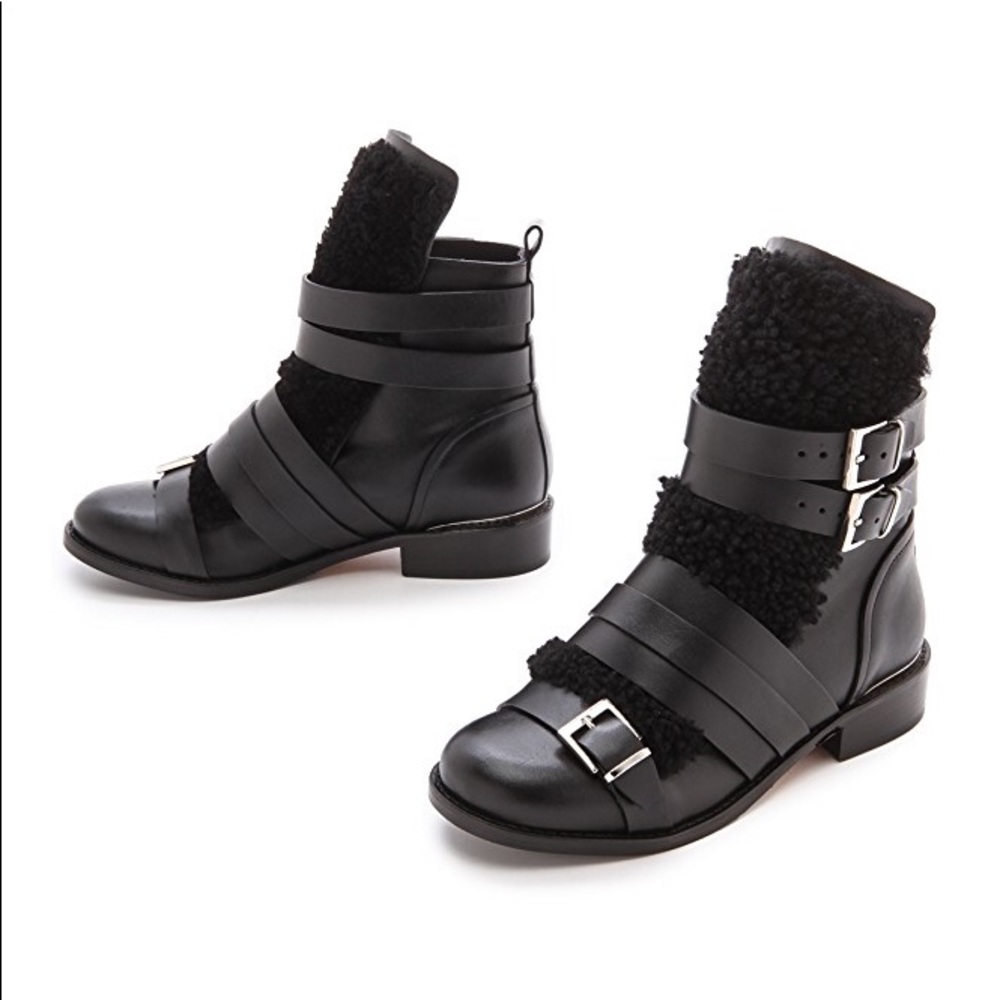 IRO
Hoonah Shearling Flat Boots